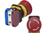 TE Connectivity Mga PBES22 Pushbutton 22mm Emergency Stop Switch