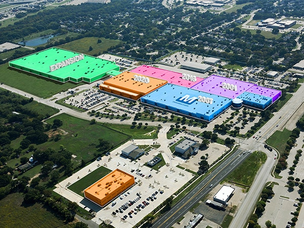 Larawan ng pagpapalawak ng bodega ng mouser