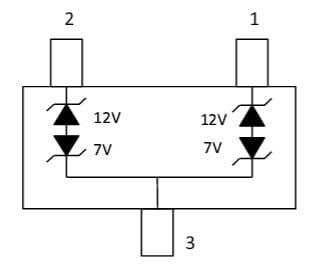Littelfuse SM712 600W Asymmetrical TVS Diode Array
