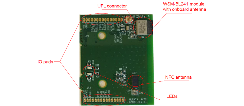 Murata Electronics MBN52832DK Development Kit