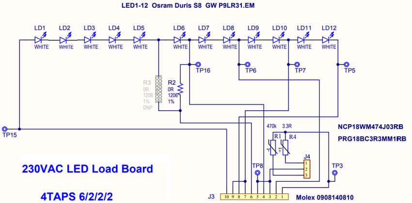 Microchip Technology ADM00861 230VAC LED Load Board