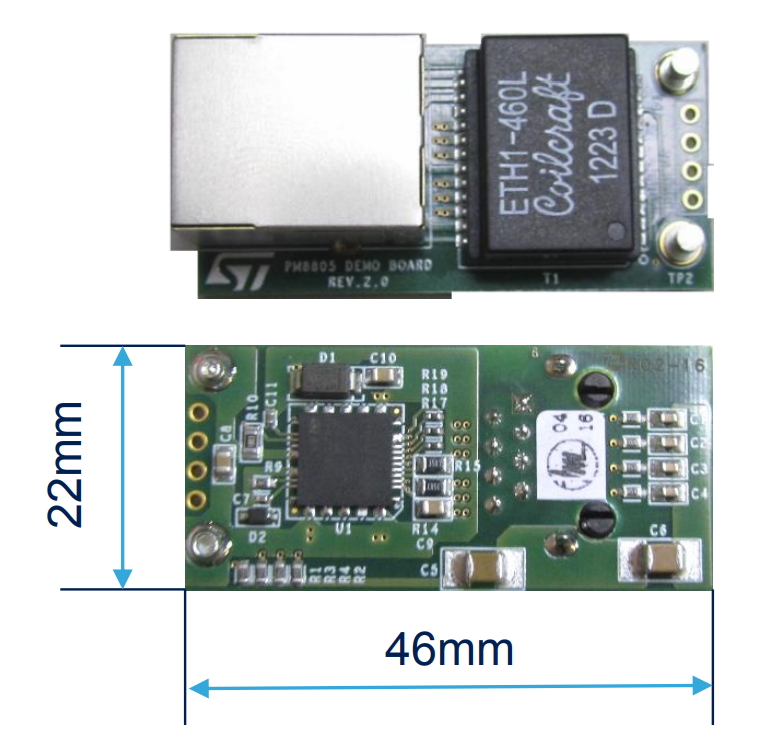Chart - STMicroelectronics STEVAL-POE001V1 PoE PD Evaluation Board