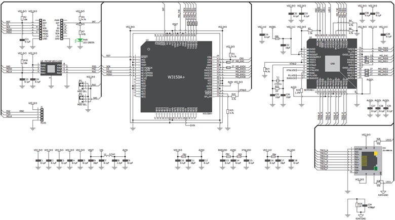 Schematic - Mikroe BroadR-Reach Click Board