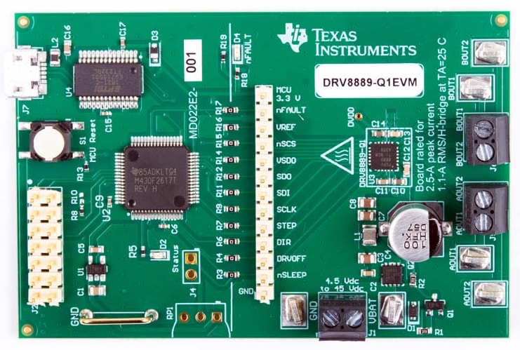 Location Circuit - Texas Instruments DRV8889-Q1EVM Evaluation Module