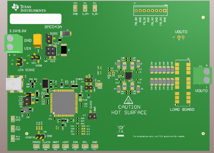 Chart - Texas Instruments LP875701Q1EVM Evaluation Module