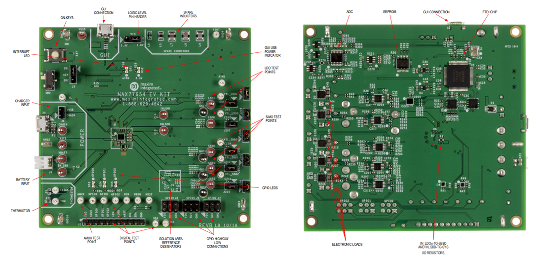 Location Circuit - Analog Devices / Maxim Integrated MAX77654EVKIT Evaluation Kit
