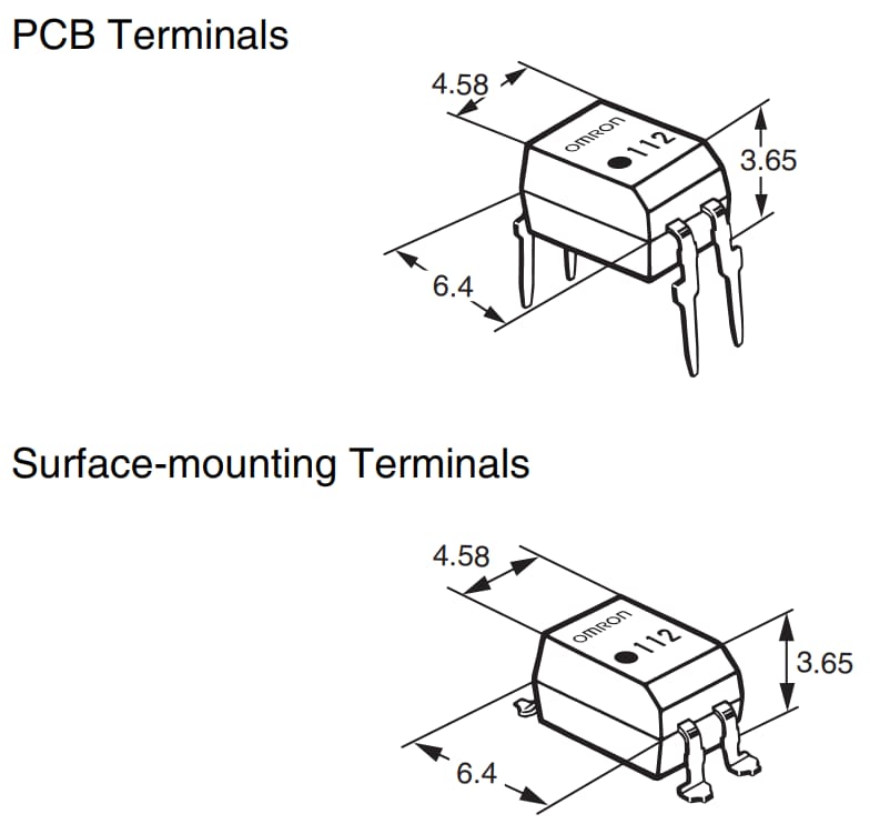 Omron Electronics G3VM-AR & G3VM-DR MOSFET Relays