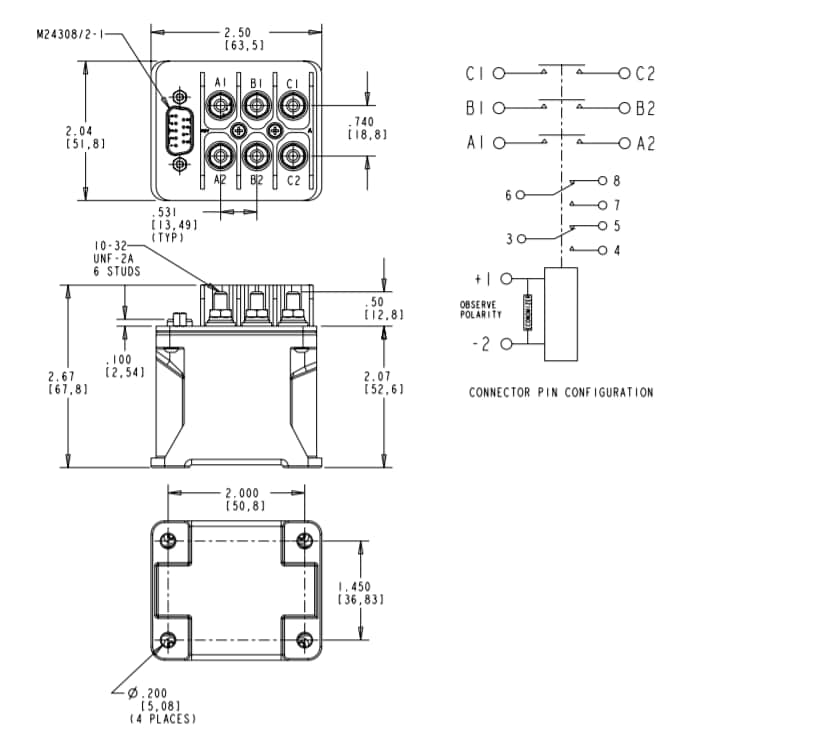 Chart - TE Connectivity FCC-360 Contactor