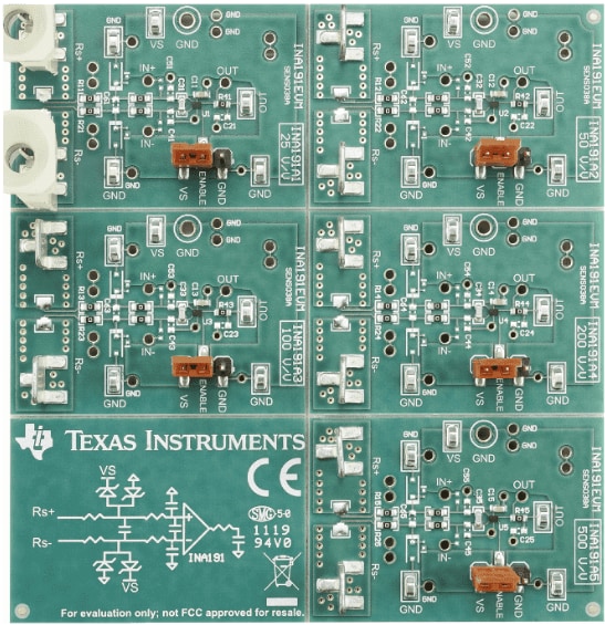 Texas Instruments INA191EVM Evaluation Module (EVM)