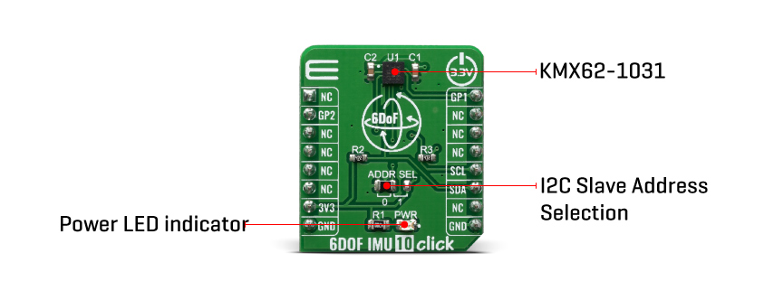 Block Diagram - Mikroe 6DOF IMU 10 Click