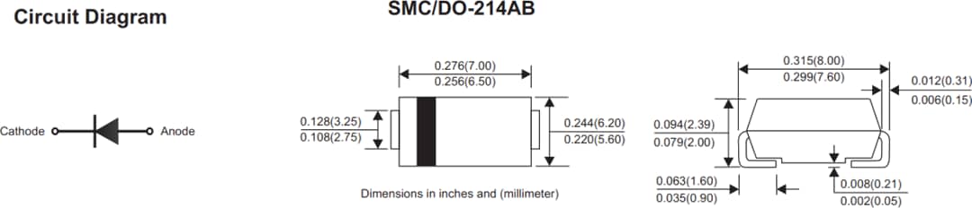 Comchip Technology US3xC-HF Ultra Fast Recovery Rectifiers