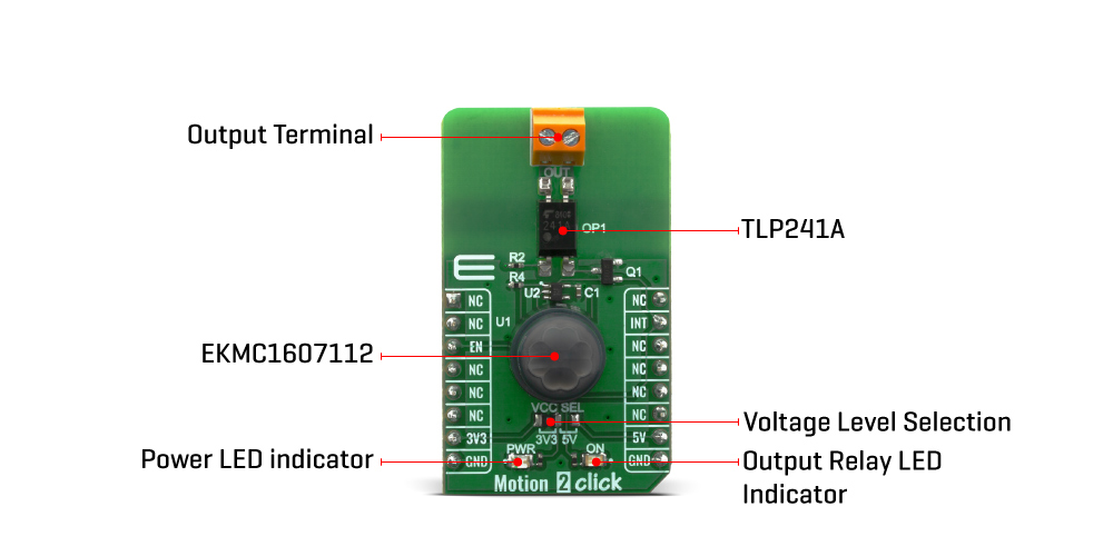 Block Diagram - Mikroe Motion 2 Click
