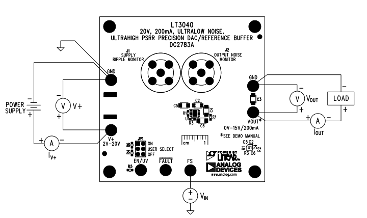 Block Diagram - Analog Devices Inc. LT3040 Demo Board DC2783A