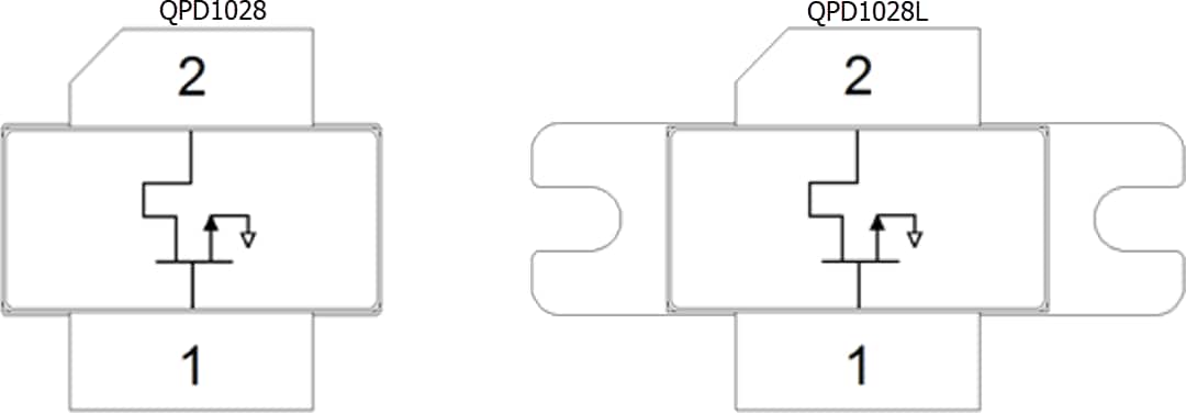 Block Diagram - Qorvo QPD1028 & QPD1028L 750W GaN on SiC Transistors