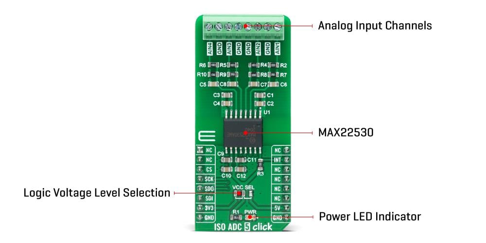 Mikroe ISO ADC 5 Click