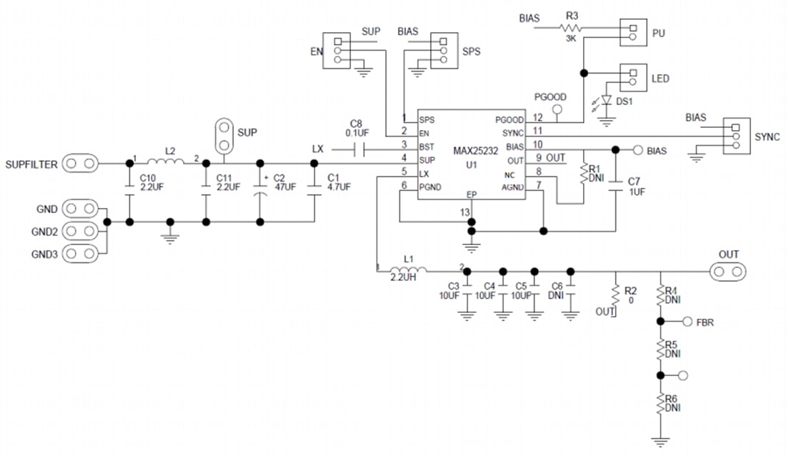 Analog Devices / Maxim Integrated MAX25232 Evaluation Kit