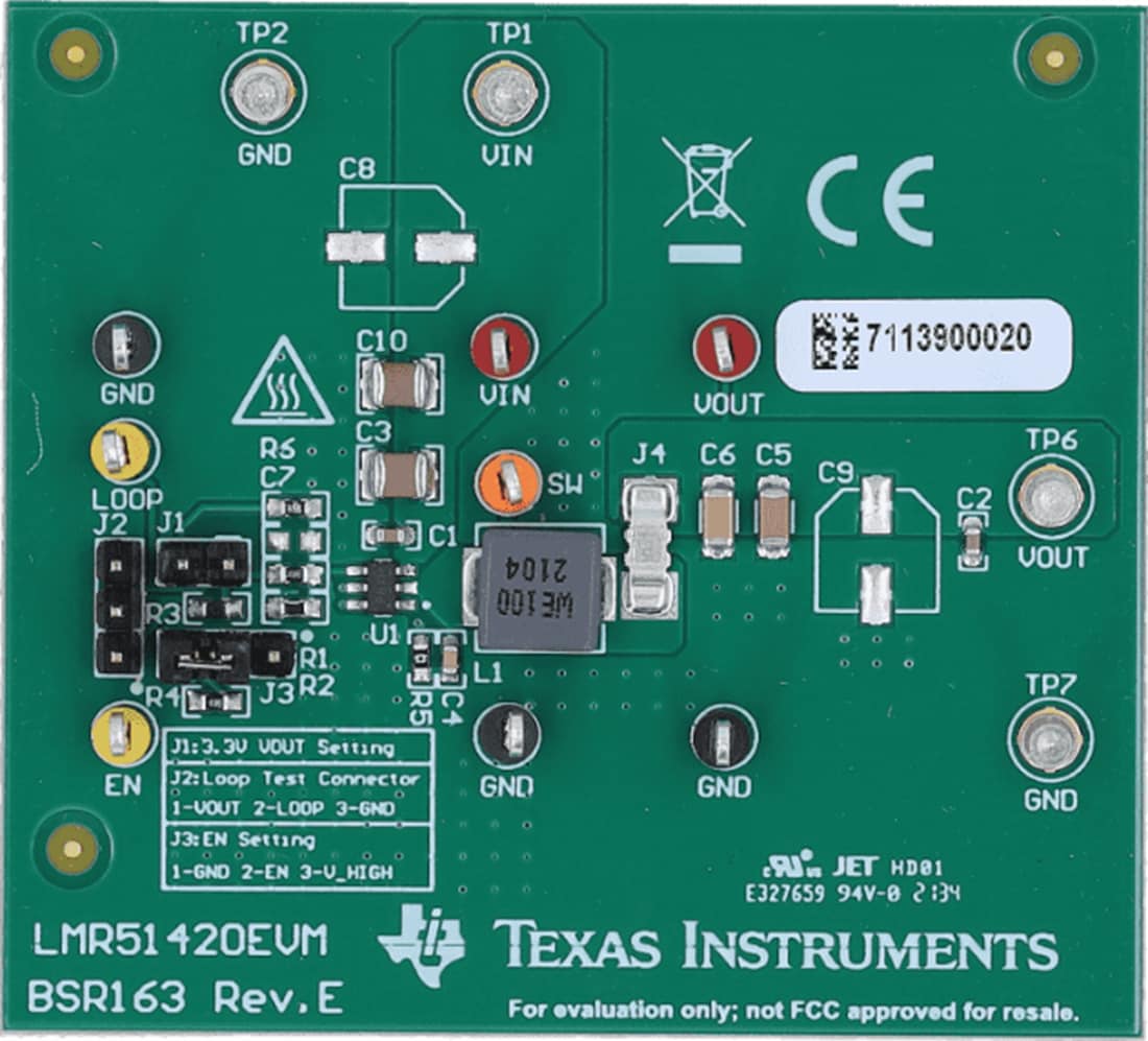 Texas Instruments LMR51420EVM Converter Evaluation Module