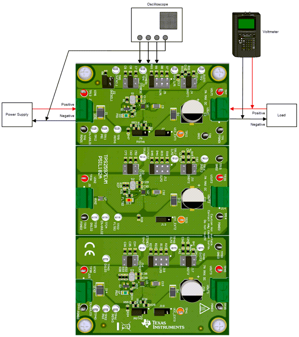 Mechanical Drawing - Texas Instruments TPS2597EVM eFuse Evaluation Module (EVM)