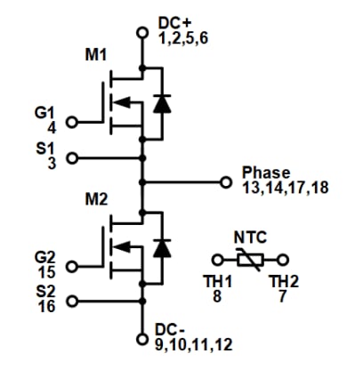 onsemi NXH040P120MNF1 SiC Module