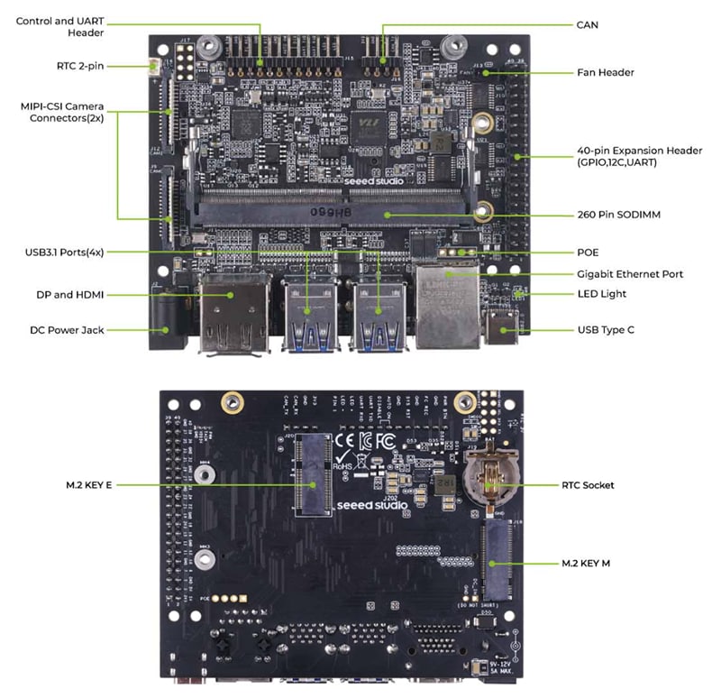 Seeed Studio reComputer J202 Carrier Boards