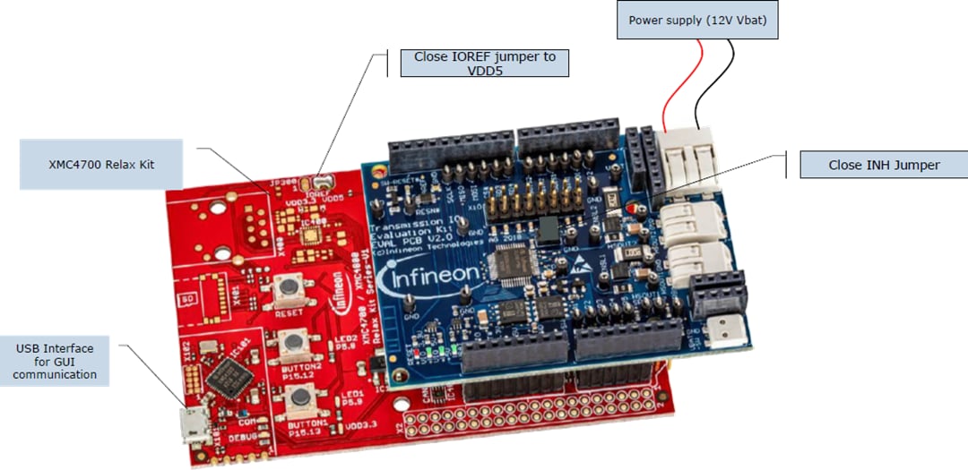 Infineon Technologies TLE9241QU_DEV_BOARD Evaluation Board