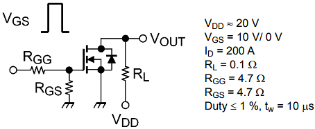 Application Circuit Diagram - Toshiba XPQR3004PB 40V 400A Automotive MOSFET
