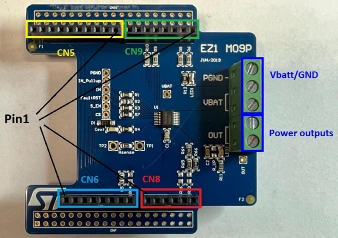 STMicroelectronics EV-VN9006AJ Evaluation Board