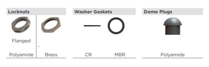 TE Connectivity / Entrelec Cable Glands & Accessories