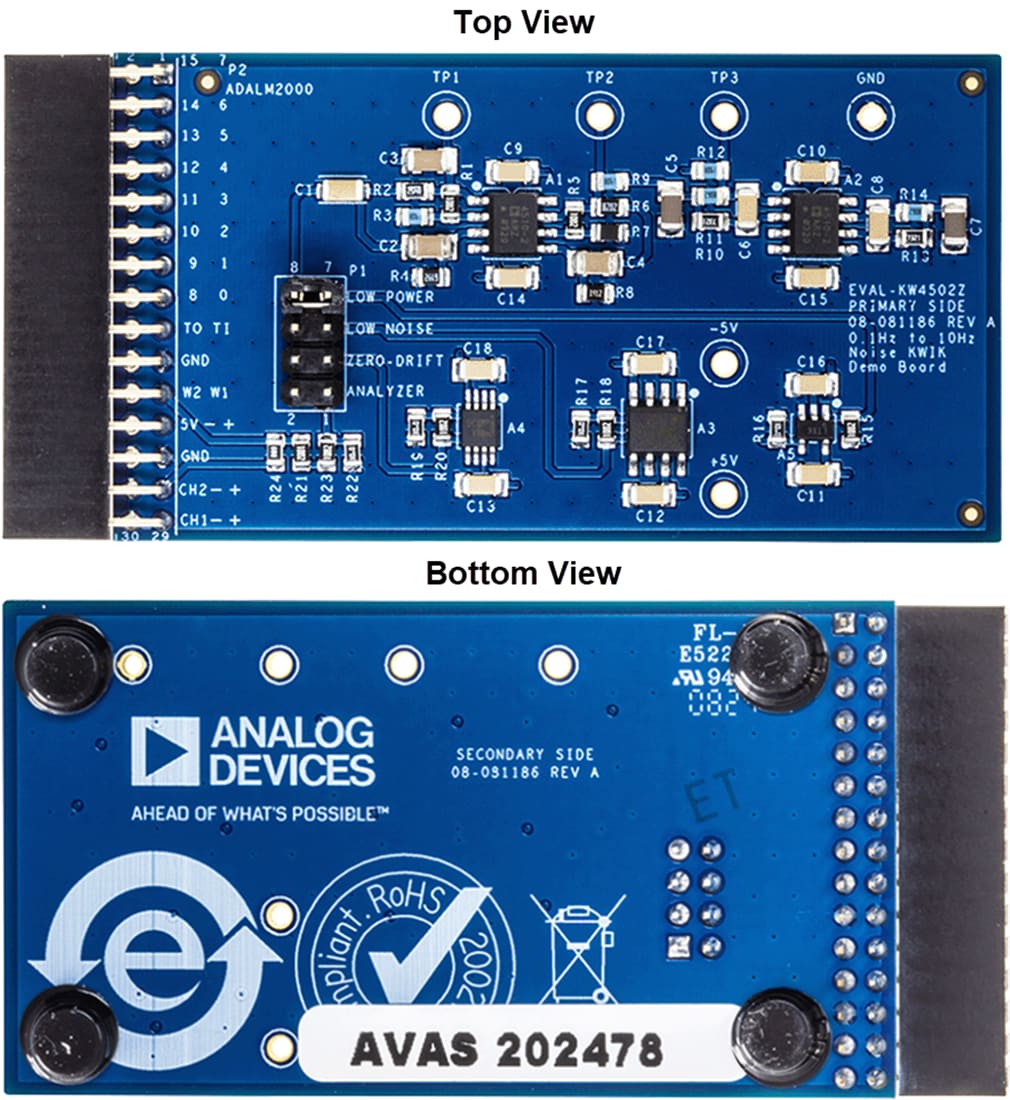 Mechanical Drawing - Analog Devices Inc. EVAL-KW4502Z Demonstration Board