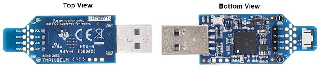 Mechanical Drawing - Texas Instruments TMP118EVM Evaluation Module (EVM)