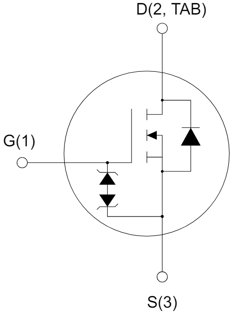 Application Circuit Diagram - STMicroelectronics STP80N1K1K6 N-Channel Power MOSFET