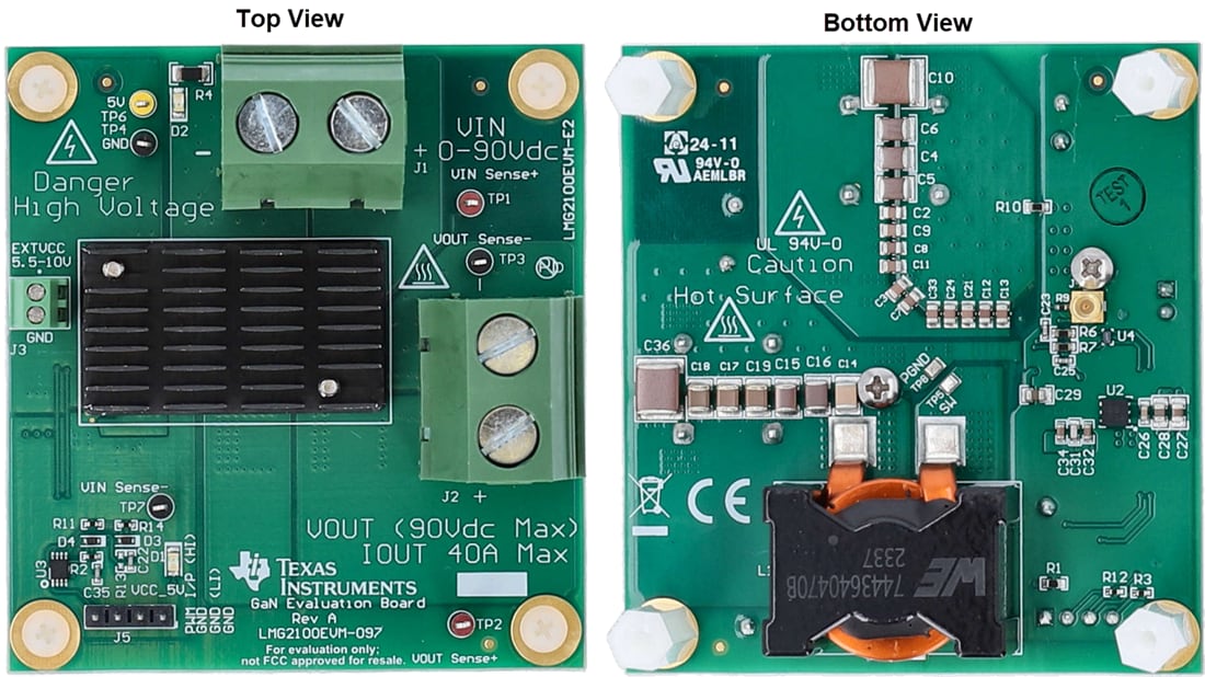 Mechanical Drawing - Texas Instruments LMG2100EVM-097 Evaluation Module (EVM)