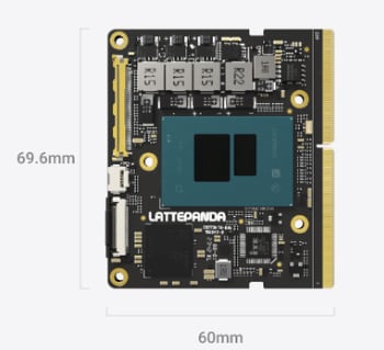 Infographic - DFRobot LattePanda Mu Micro x86 Compute Module