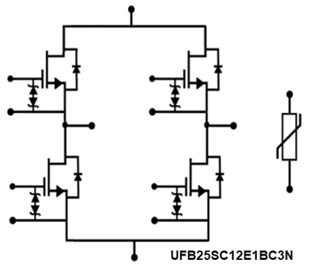 Application Circuit Diagram - onsemi SiC E1B Modules