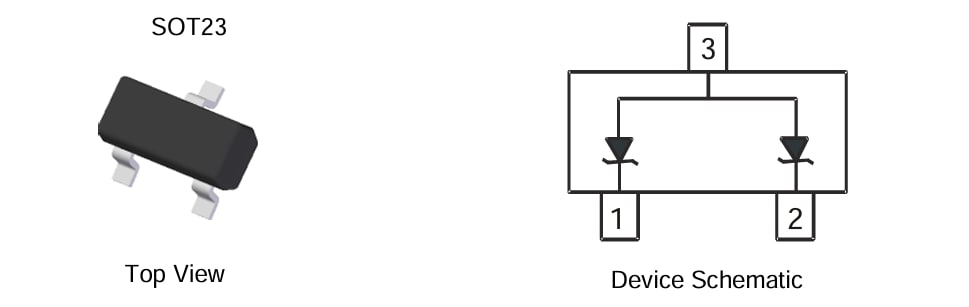 Application Circuit Diagram - Diodes Incorporated DESD24VS2SOQ 24V CAN/LIN Bus Protector