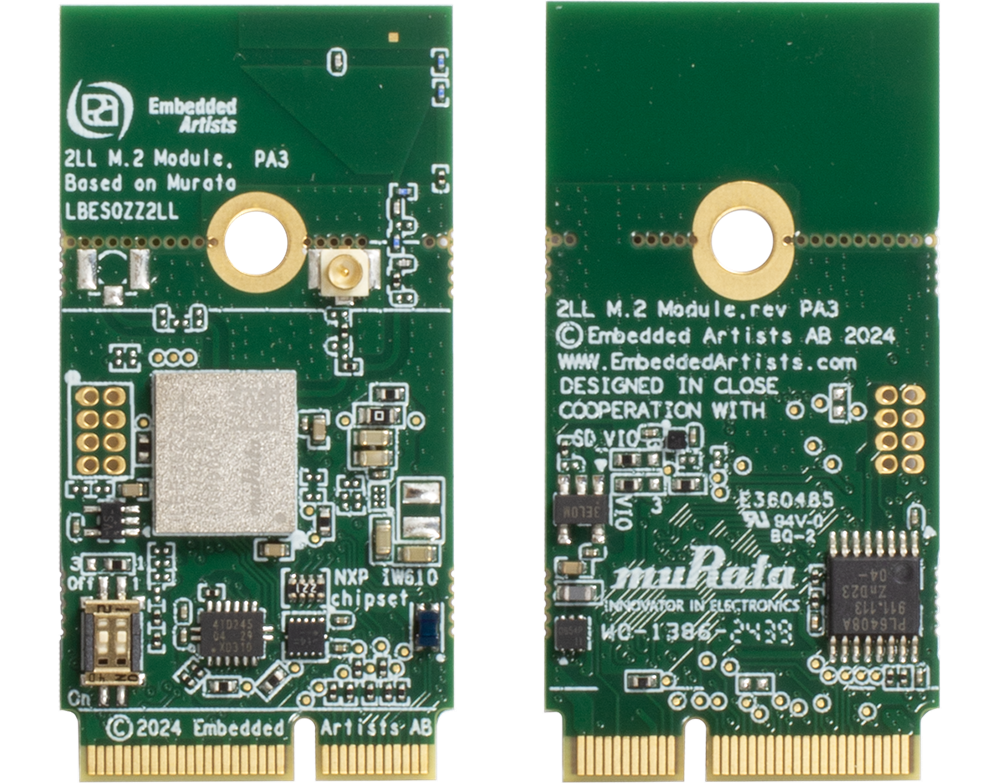 Embedded Artists EAR00500 Dual Wi-Fi®/BLUETOOTH® 2LL M.2 Module