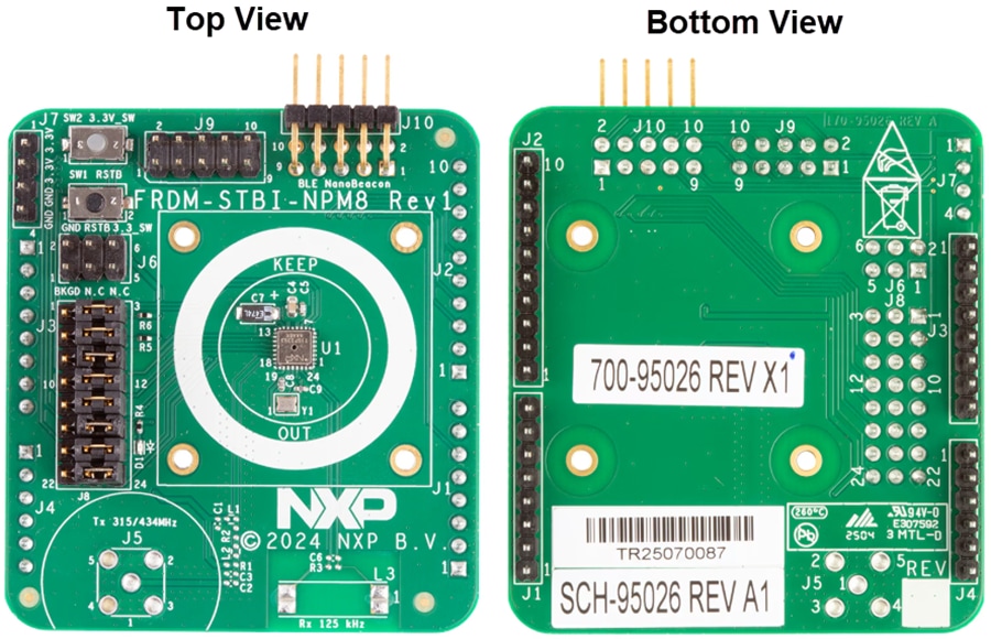 Mechanical Drawing - NXP Semiconductors FRDM-STBI-NPM8 Sensor Evaluation Board