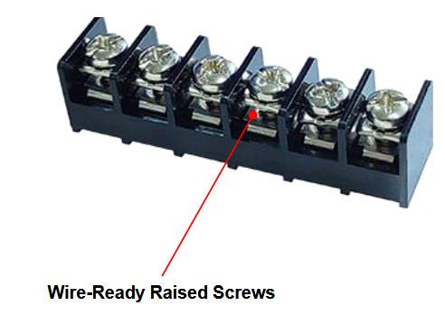 Chart - Amphenol Anytek YK42A Single-Row Barrier Terminal Blocks