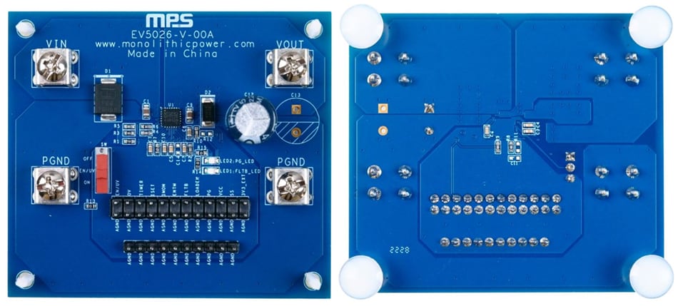 Location Circuit - Monolithic Power Systems (MPS) EV5026-V-00A Intelli-Fuse Solution Eval Board