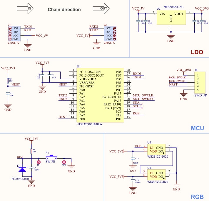 Schematic - M5Stack Chain Key