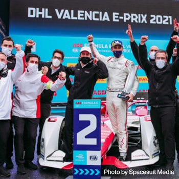 Mouser-Supported Formula E Driver Nico Müller Earns Impressive Podium at Valencia