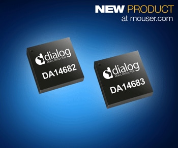 Dialog's DA14682 and DA14683 SoCs, Now at Mouser, Enable Secure Low-Power Bluetooth 5 Applications