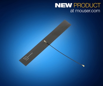 Mouser Now Stocking Molex Cellular Flexible Antennas for LTE and 4G Technologies