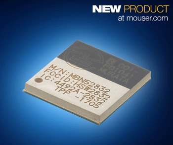 Murata's nRF52-Based WSM-BL241 Bluetooth 5 Module Now Shipping from Mouser Electronics