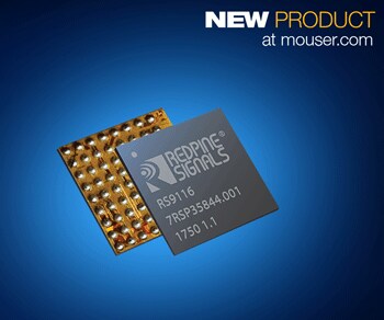 Redpine Signals' RS9116 Modules, Now at Mouser, Support Multi-Protocol Wireless Connectivity for IoT Applications
